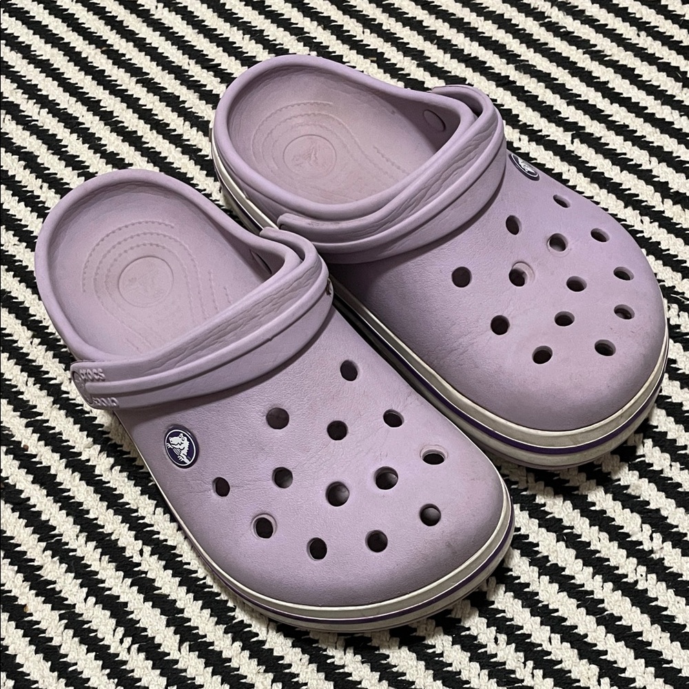 Kids Purple Clogs Size J3